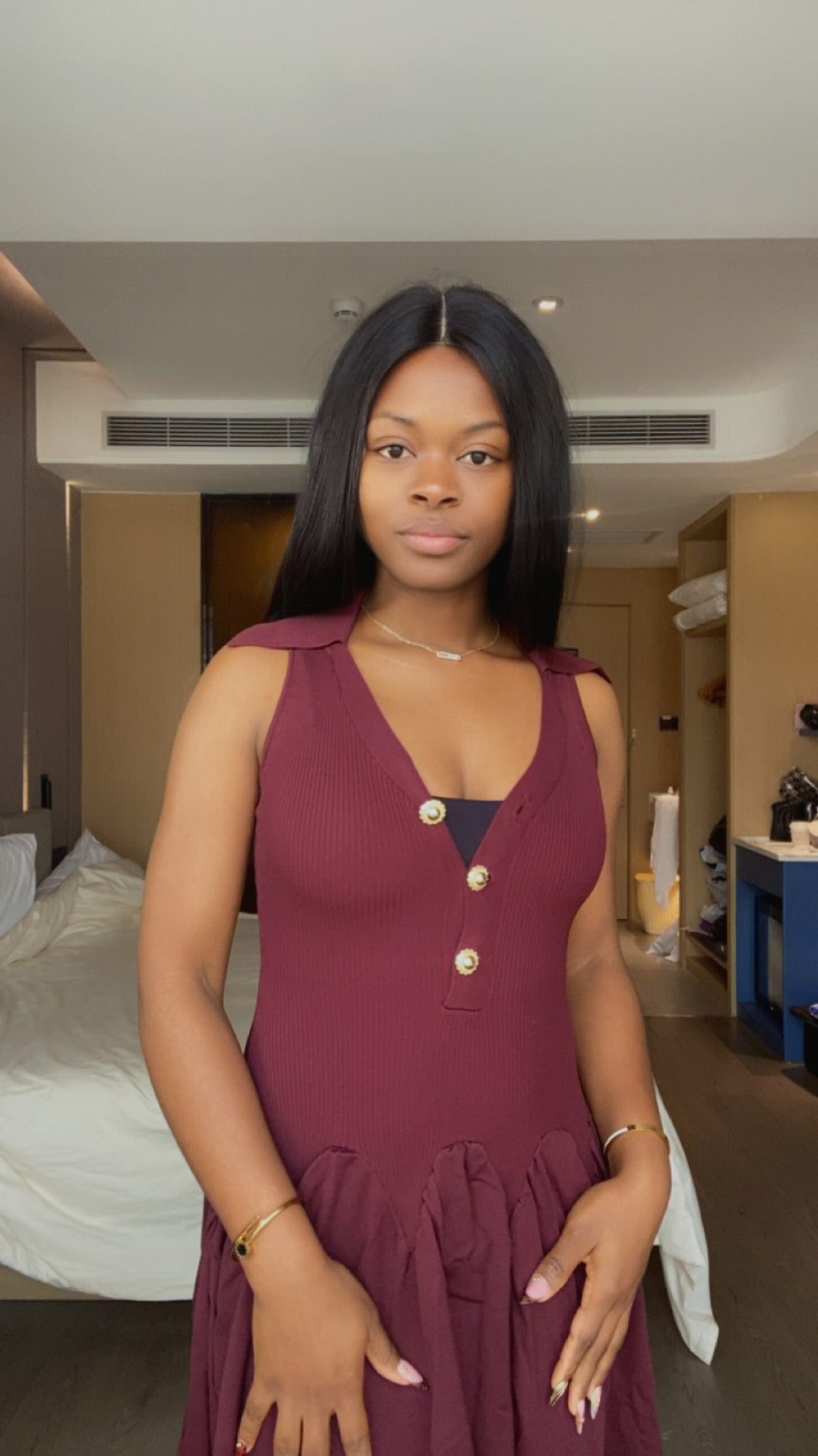 ROBE BURGUNDY