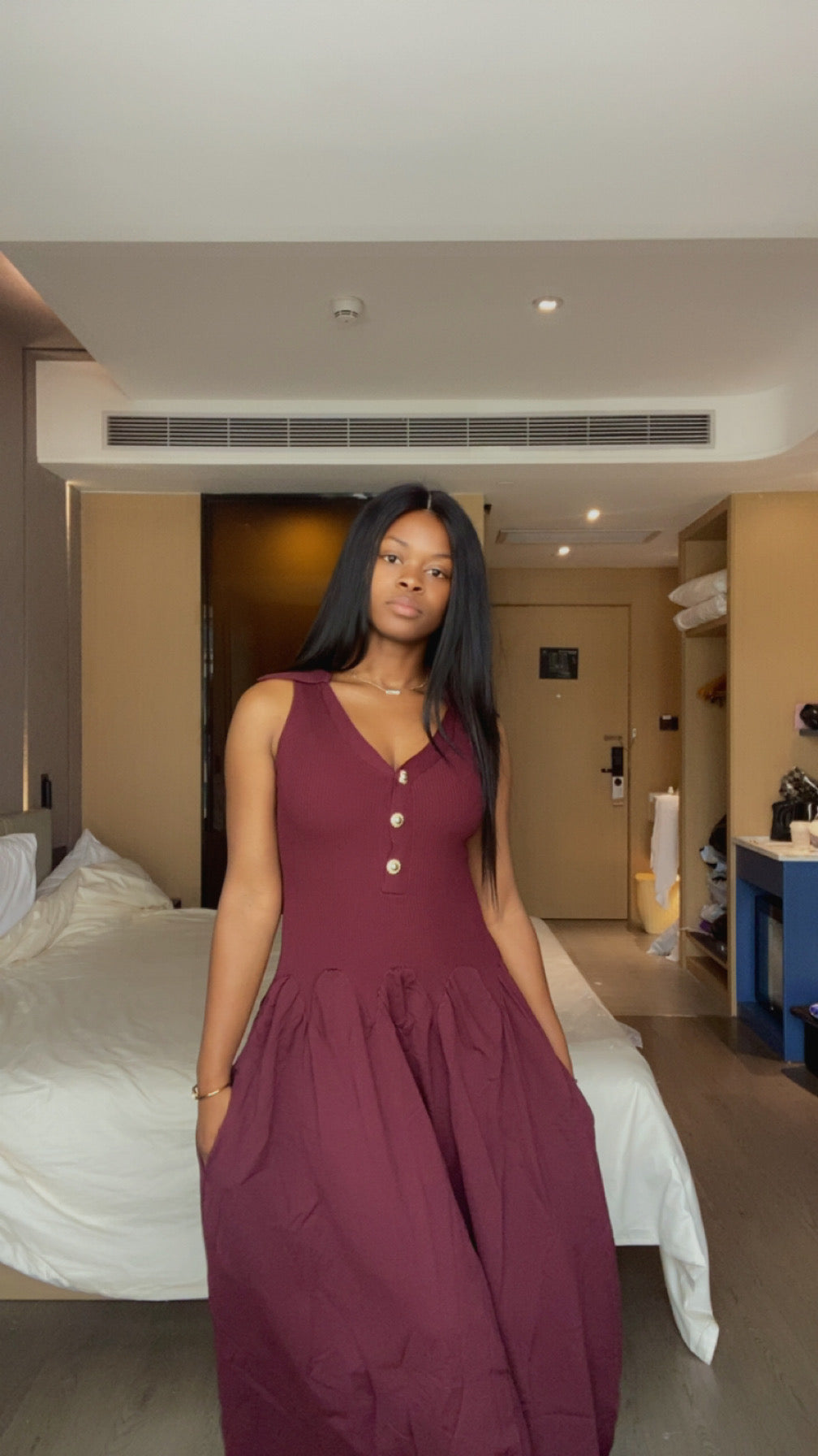 ROBE BURGUNDY