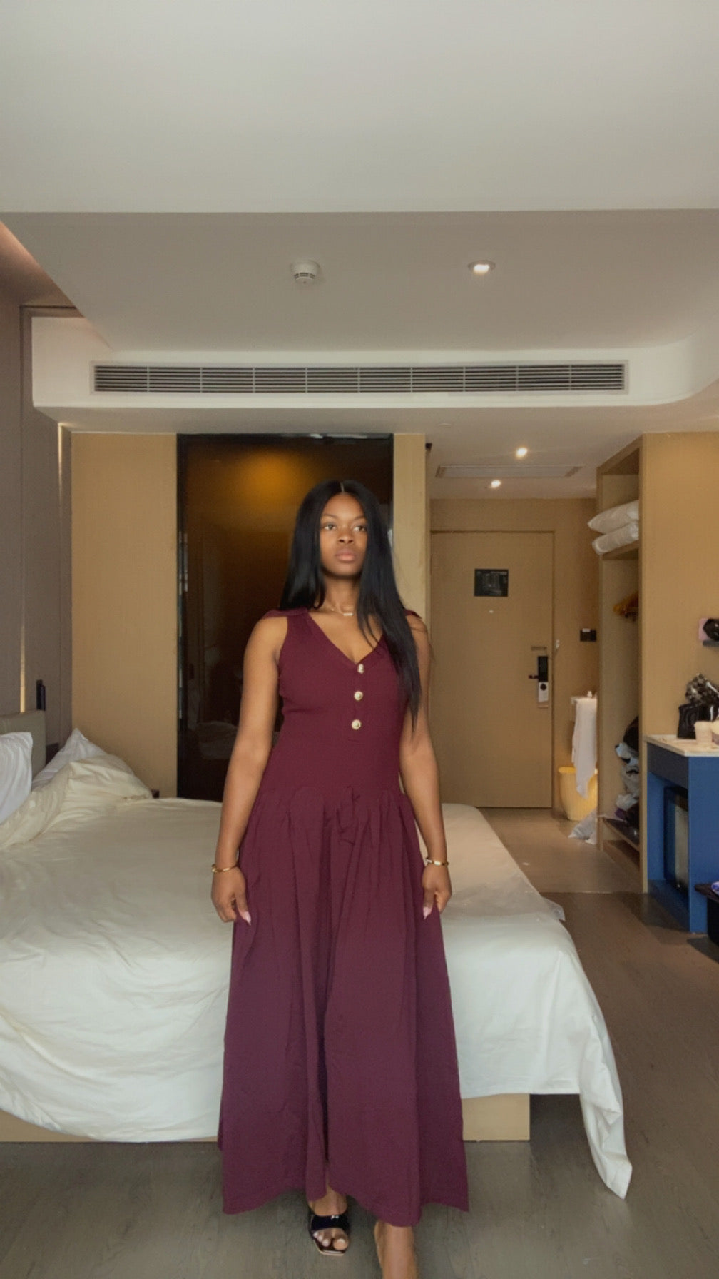 ROBE BURGUNDY