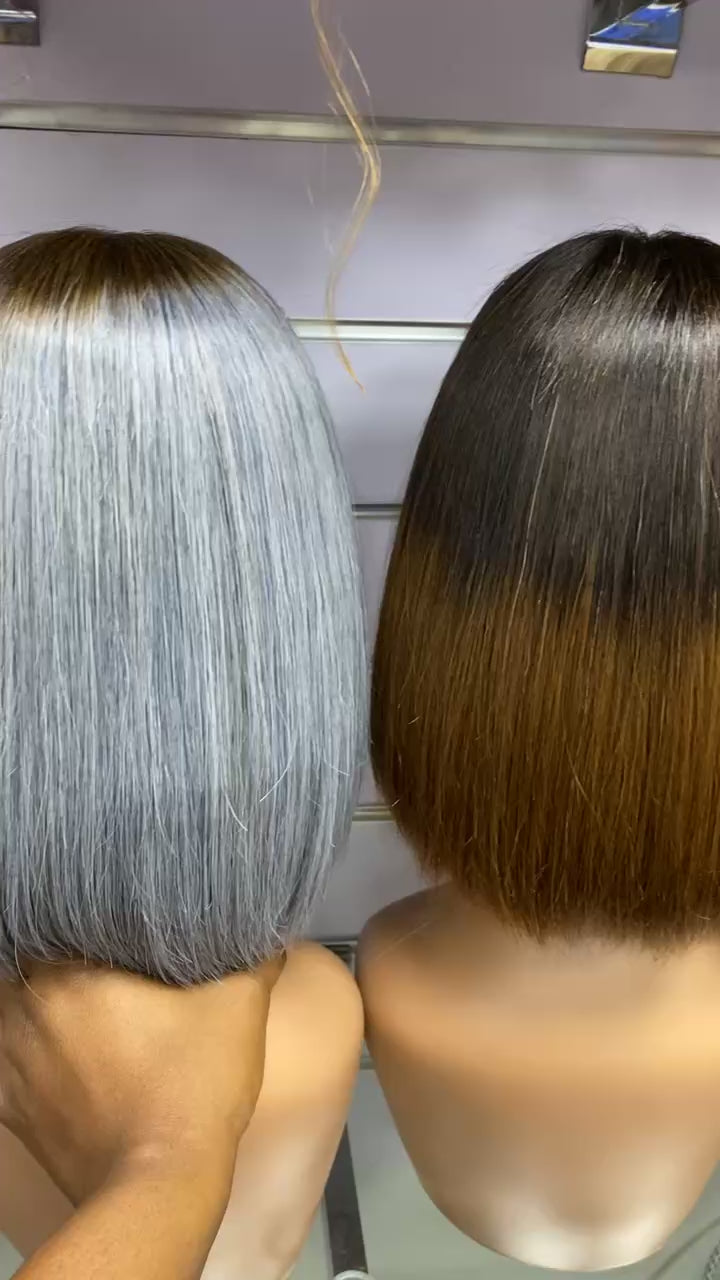 WIG GRISE 10PC